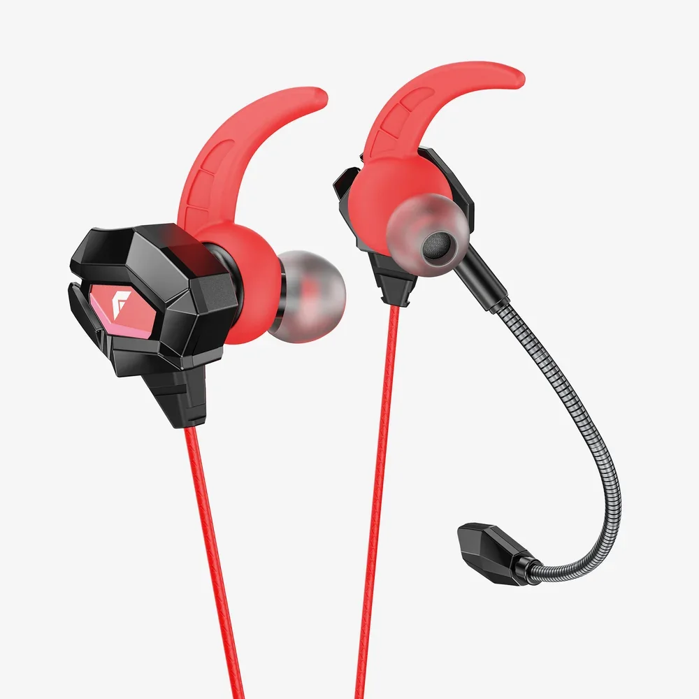 FASTER GH-1A 3.5mm Gaming Handsfree - Red