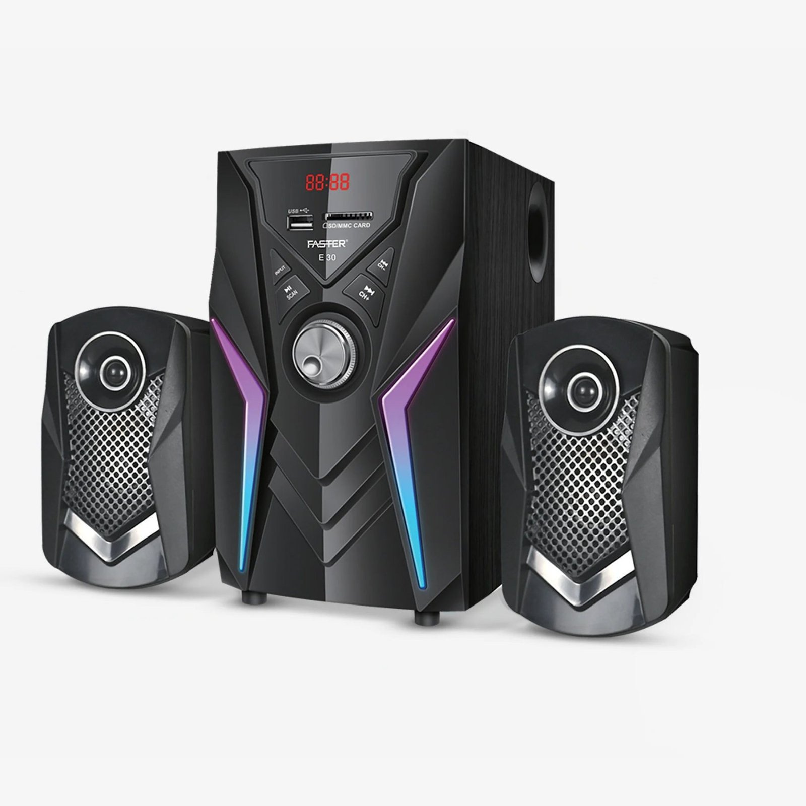 FASTER E30 Theatre Wave 45W 2.1 Speaker System