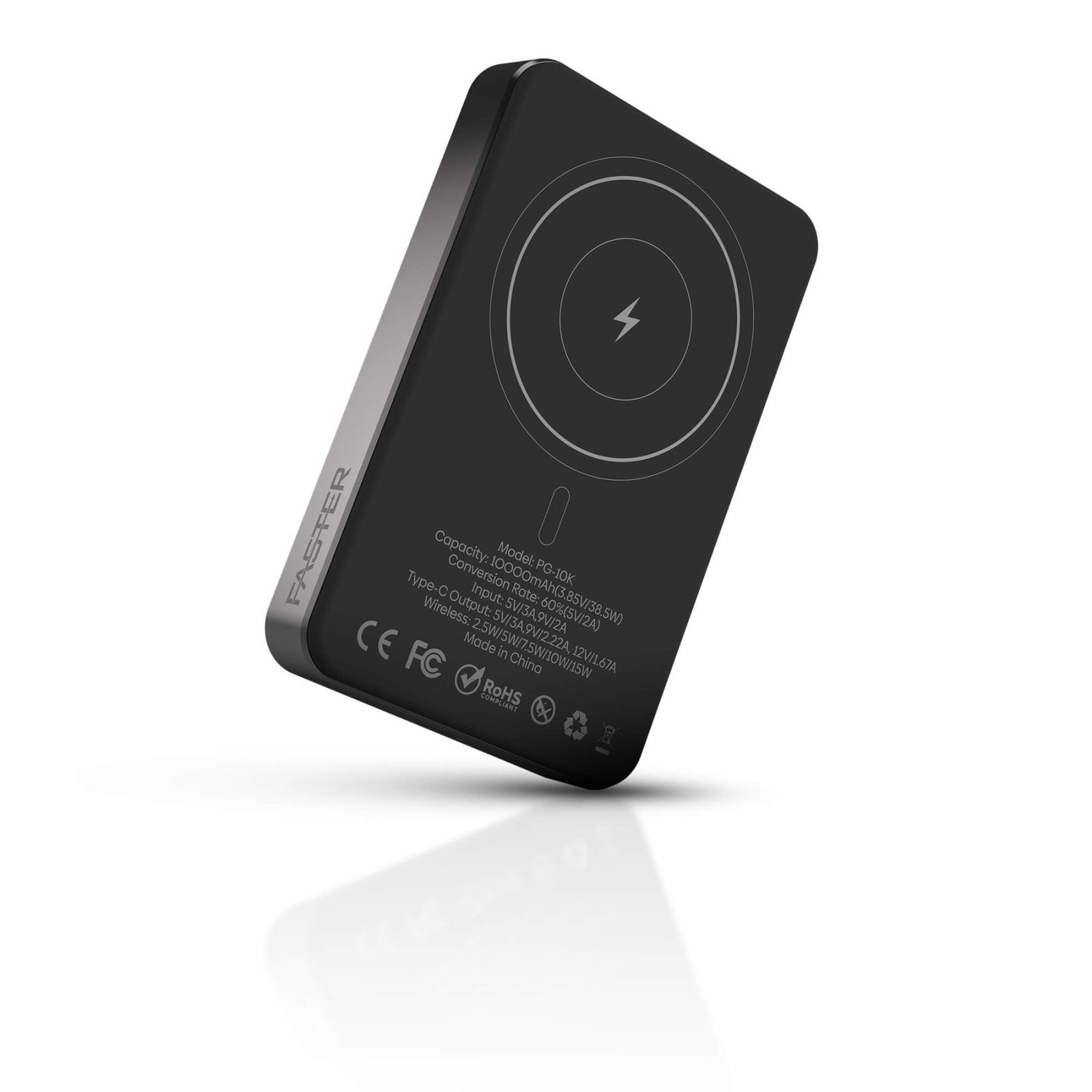 FASTER PowerGo PG-10K 10000mAh Magnetic Power Bank