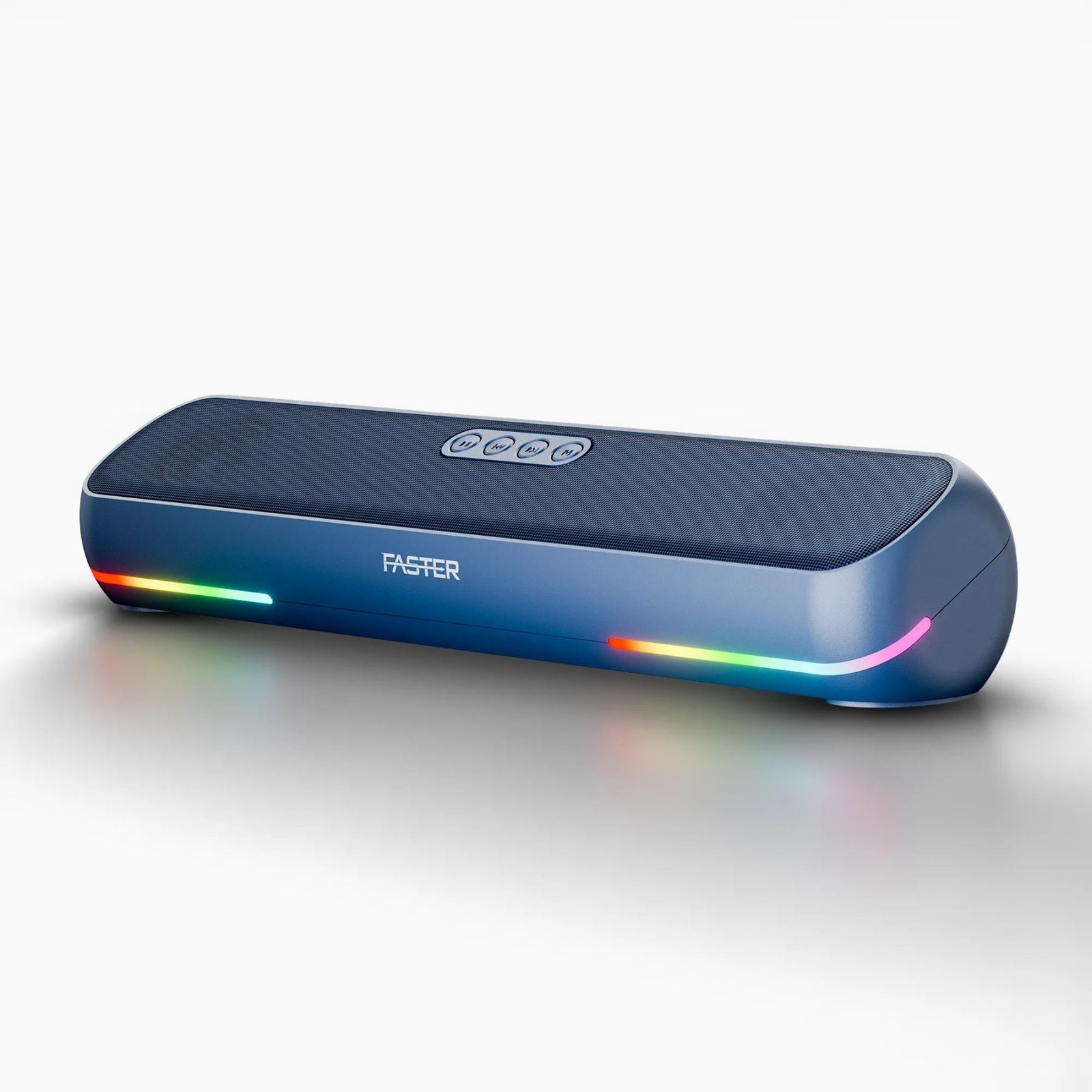 FASTER RYZO Z16 16W Bluetooth Sound Bar - Blue