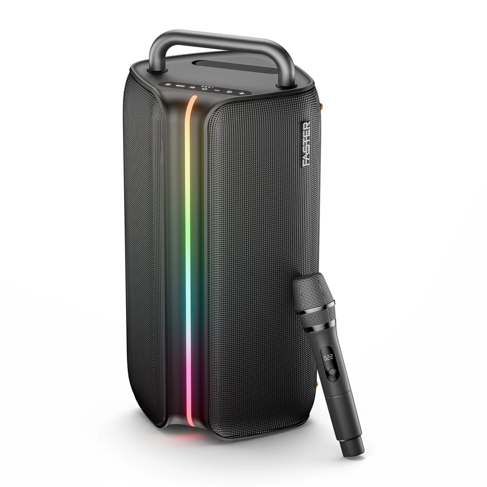 FASTER X400 BashBeats 120W Bluetooth Party Speaker - Black