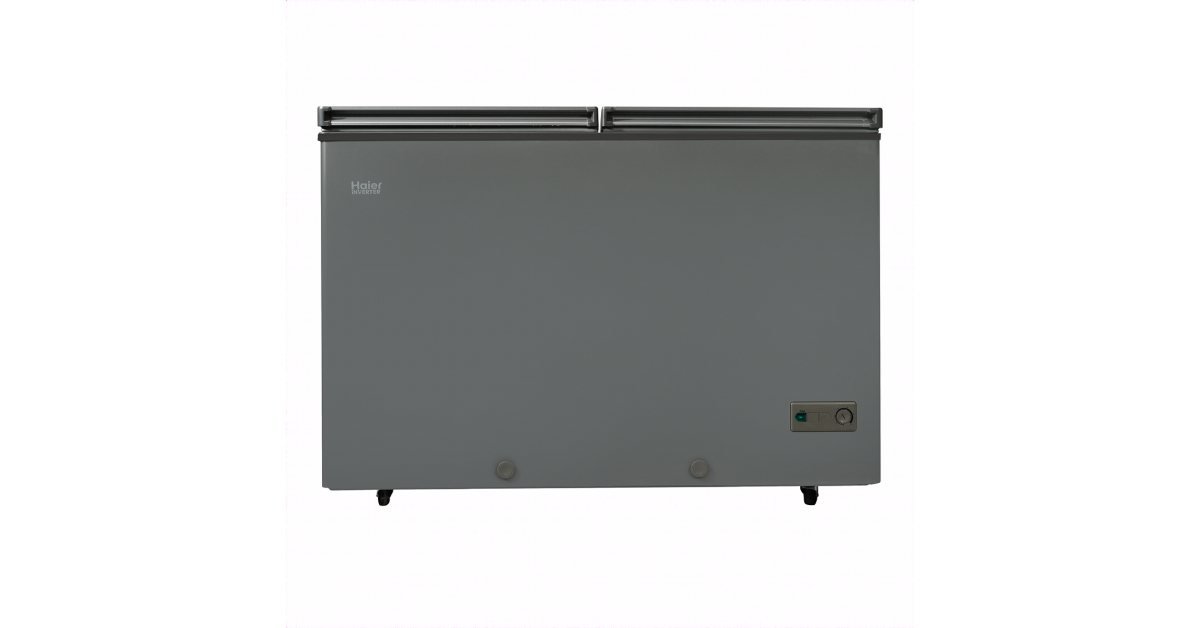 Haier HDF-385 IG Deep Freezer — 385 Litres - Grey