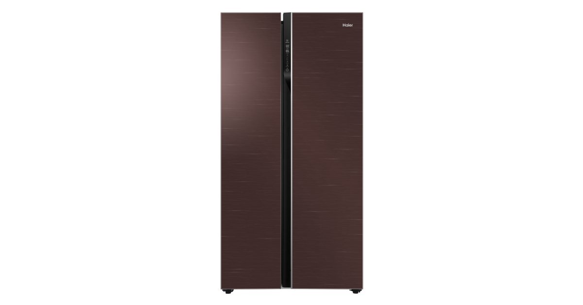 Haier HRF-622 ICG Refrigerator — 550 Litres - Chocolate Glass
