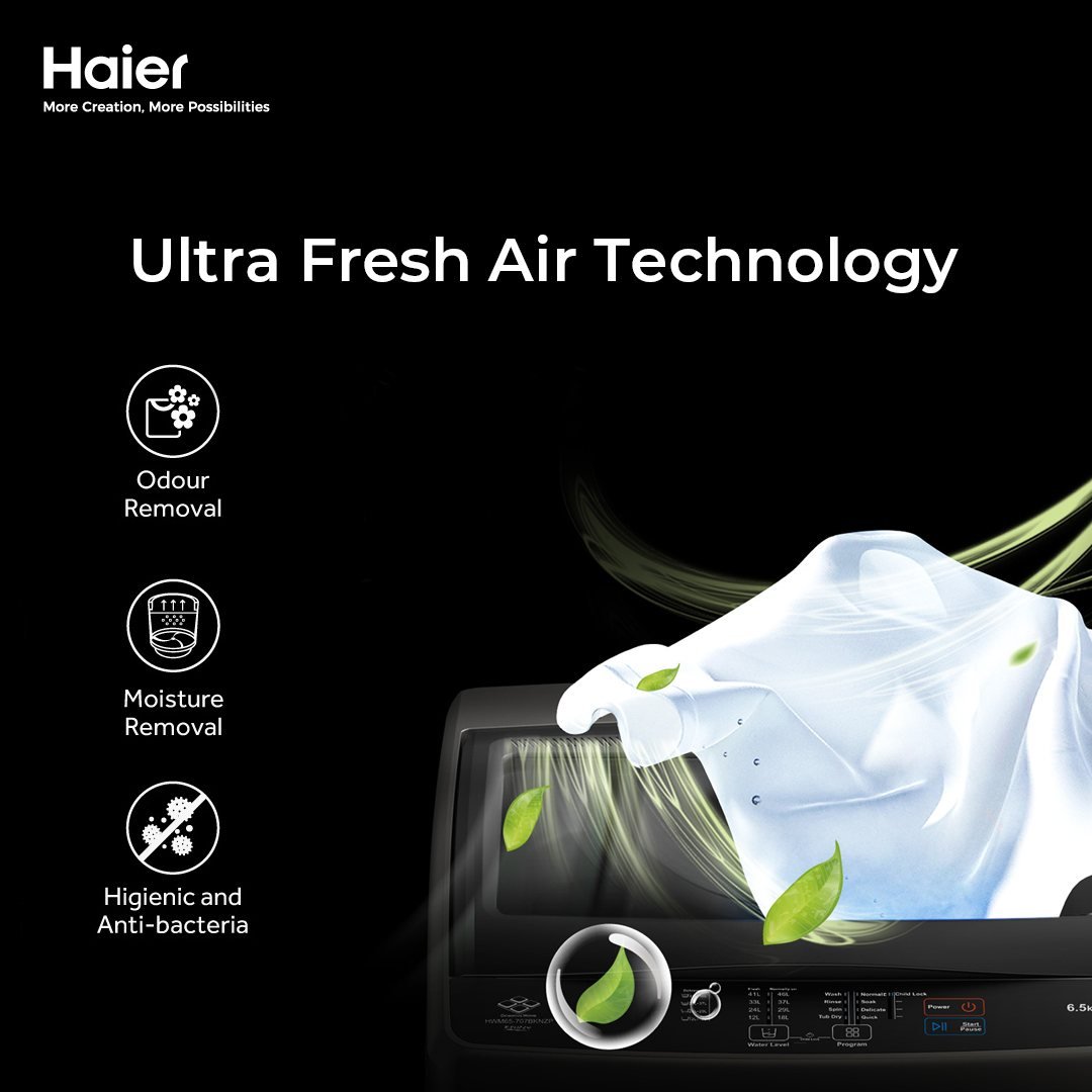 Haier HWM 120-316S6 washing machine available in Pakistan at ZippKart