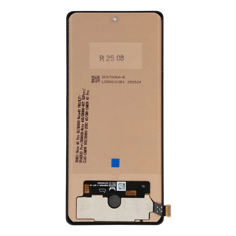 Infinix Note 40 Pro X6850 HD+ Incell LCD Display Panel
