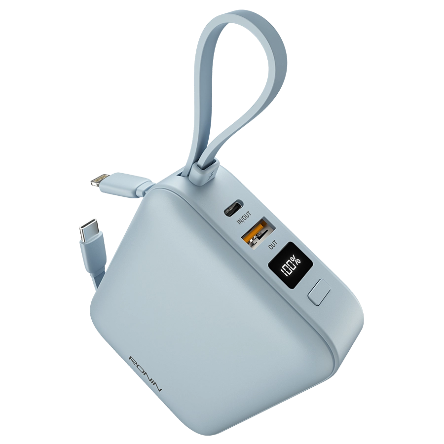 Ronin Aqua R-4070 Power Bank — 20000mAh — genuine RONIN power bank available in Pakistan at ZippKart