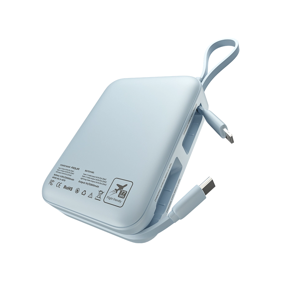 Ronin Aqua R-4070 Power Bank — 20000mAh — genuine RONIN power bank available in Pakistan at ZippKart