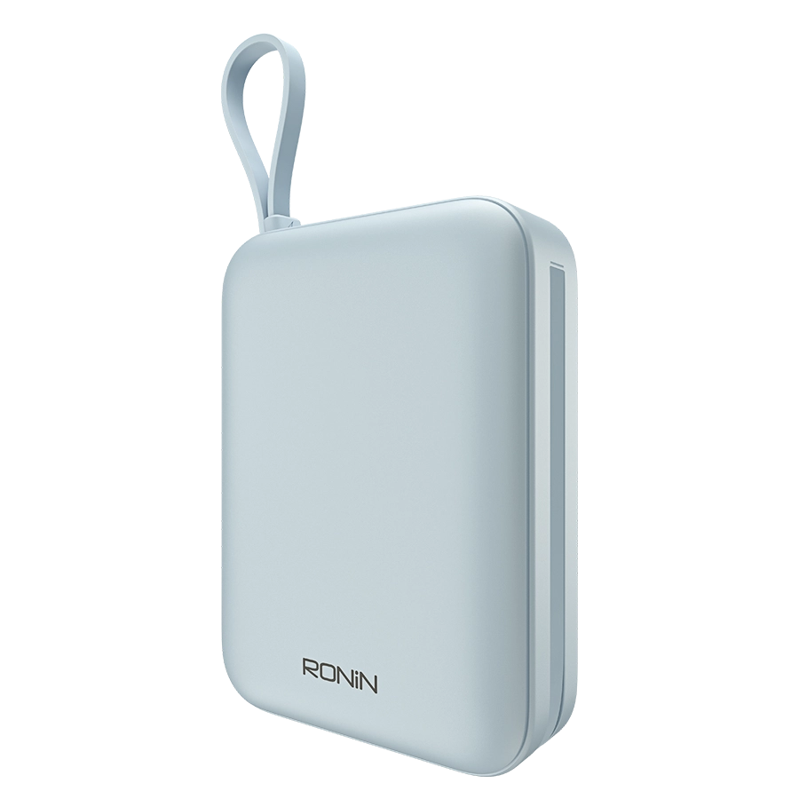 Ronin Aqua R-4070 Power Bank — 20000mAh - Light Blue