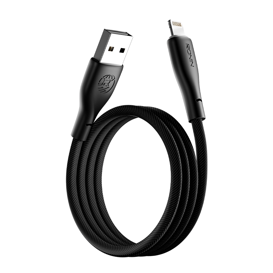 Ronin Bolt R-2070 Cable — iPhone (Lightning) — genuine RONIN charging cable available in Pakistan at ZippKart
