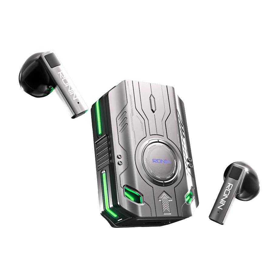 Ronin Dominator R-7035 Wireless Earbuds — genuine RONIN wireless earbuds available in Pakistan at ZippKart