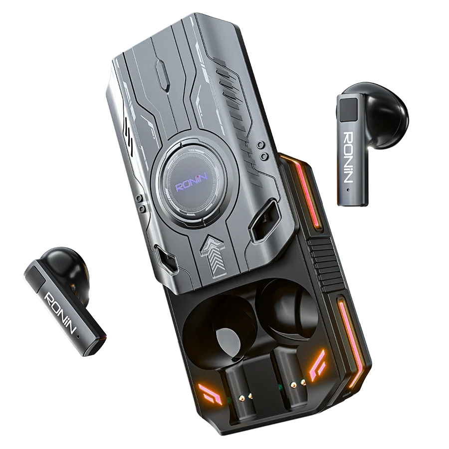 Ronin Dominator R-7035 Wireless Earbuds — genuine RONIN wireless earbuds available in Pakistan at ZippKart
