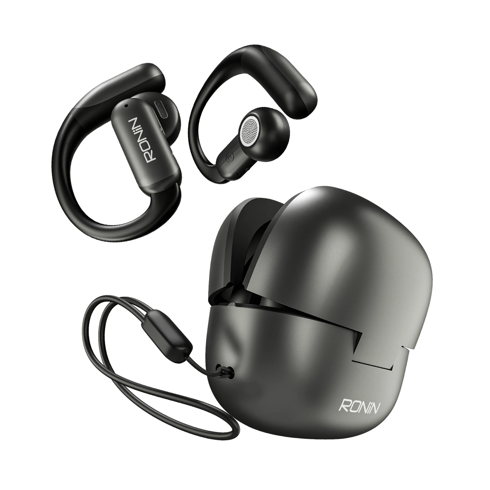Ronin Ear Flip R-7150 Wireless Earbuds — genuine RONIN wireless earbuds available in Pakistan at ZippKart
