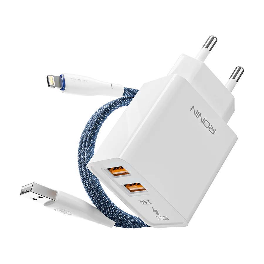 Ronin Encore R-615 Charger — iPhone (Lightning) - White