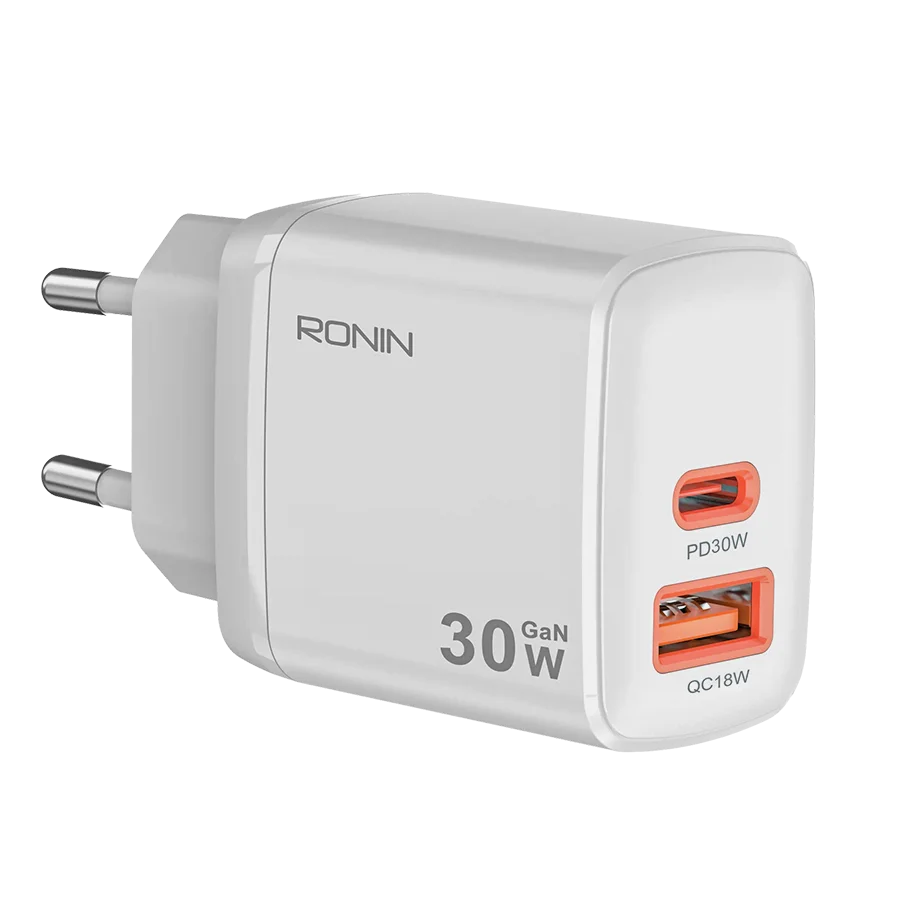 Ronin Flux R-6030 Charger — genuine RONIN wall charger available in Pakistan at ZippKart