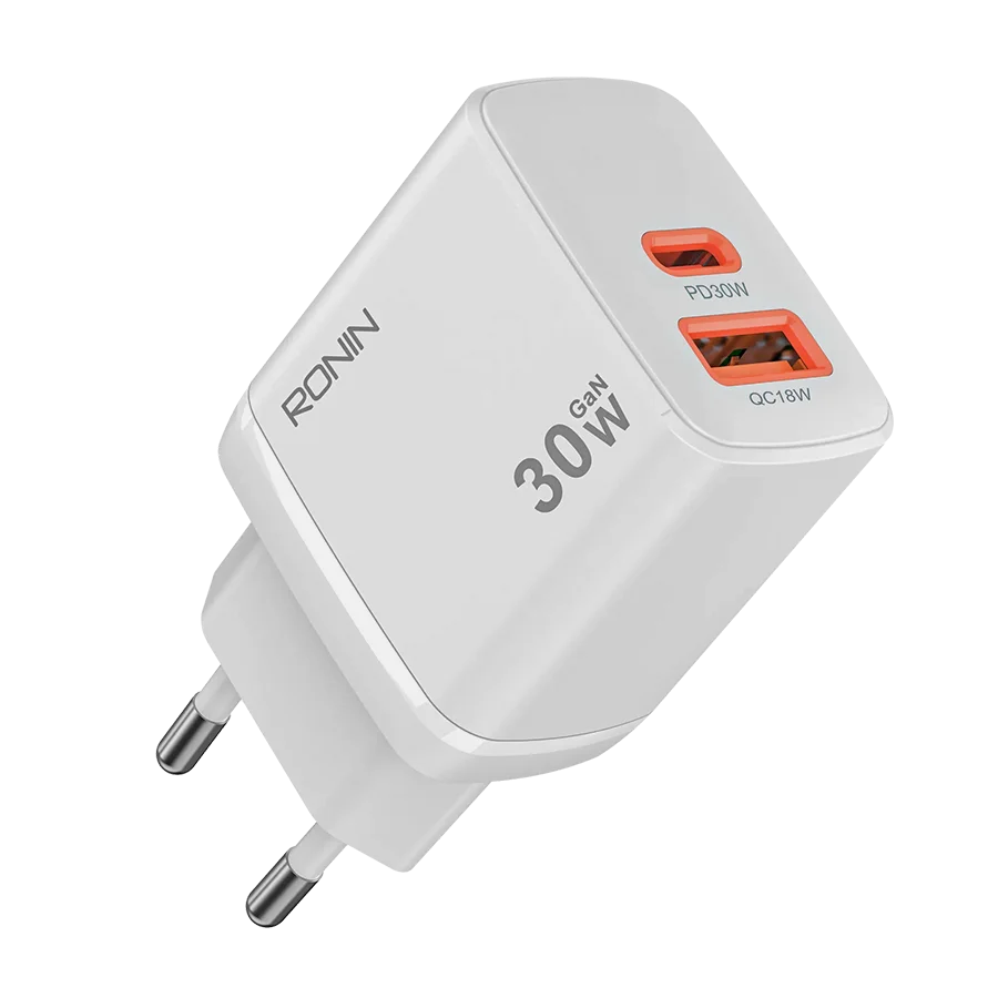 Ronin Flux R-6030 Charger — genuine RONIN wall charger available in Pakistan at ZippKart