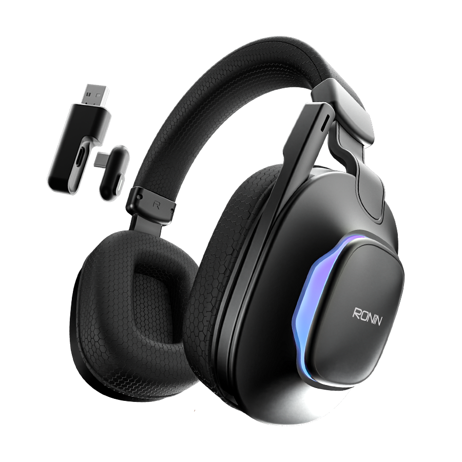 Ronin Hurricane R-1515 Wireless Headphones - Black
