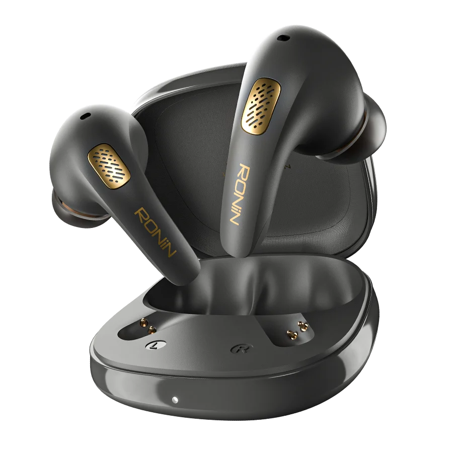 Ronin Pebble R-7130 Wireless Earbuds - Black