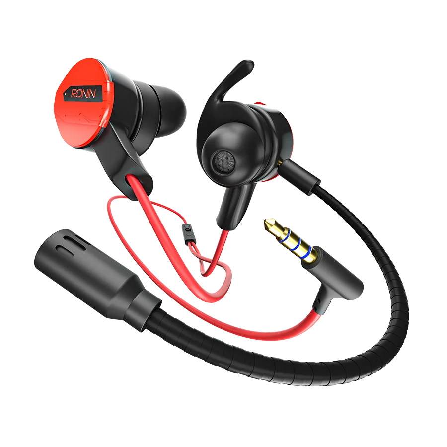 Ronin R-007 Gamerz Handsfree — 3.5mm AUX — genuine RONIN wired handsfree available in Pakistan at ZippKart