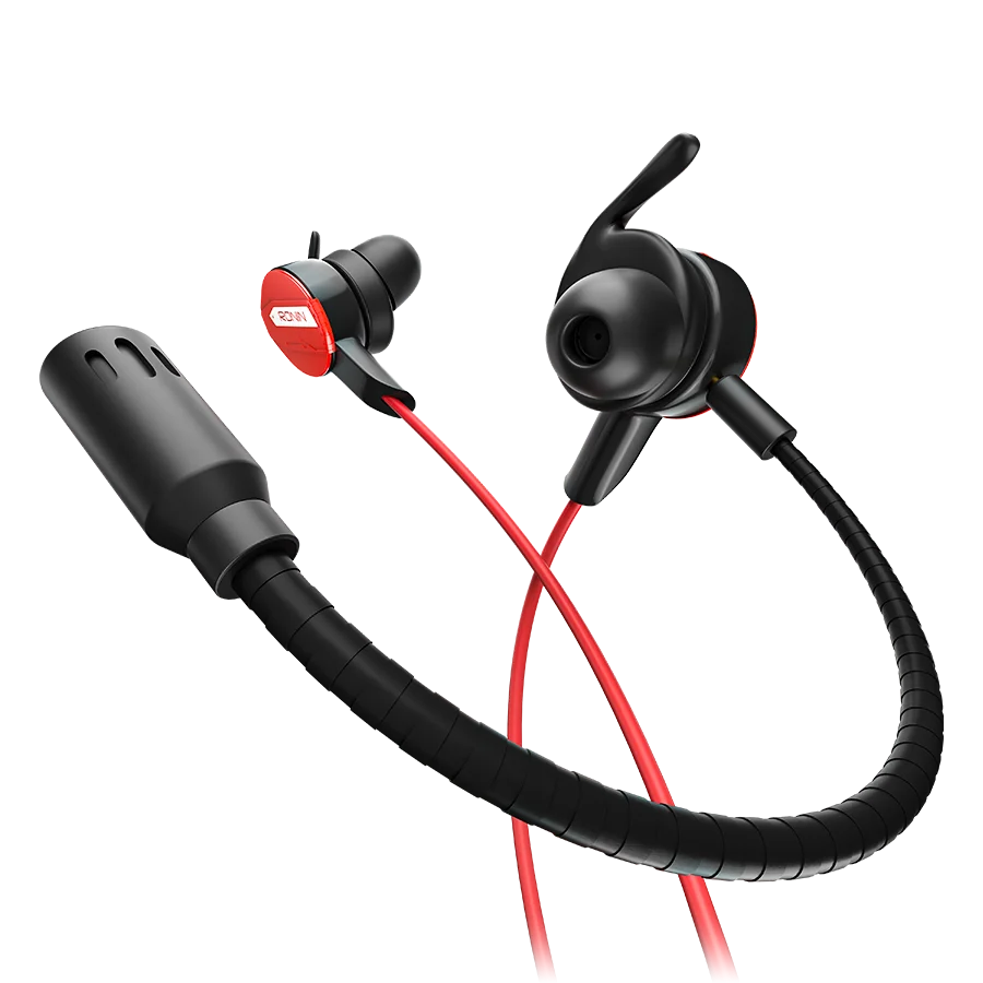 Ronin R-007 Gamerz Handsfree — 3.5mm AUX — genuine RONIN wired handsfree available in Pakistan at ZippKart