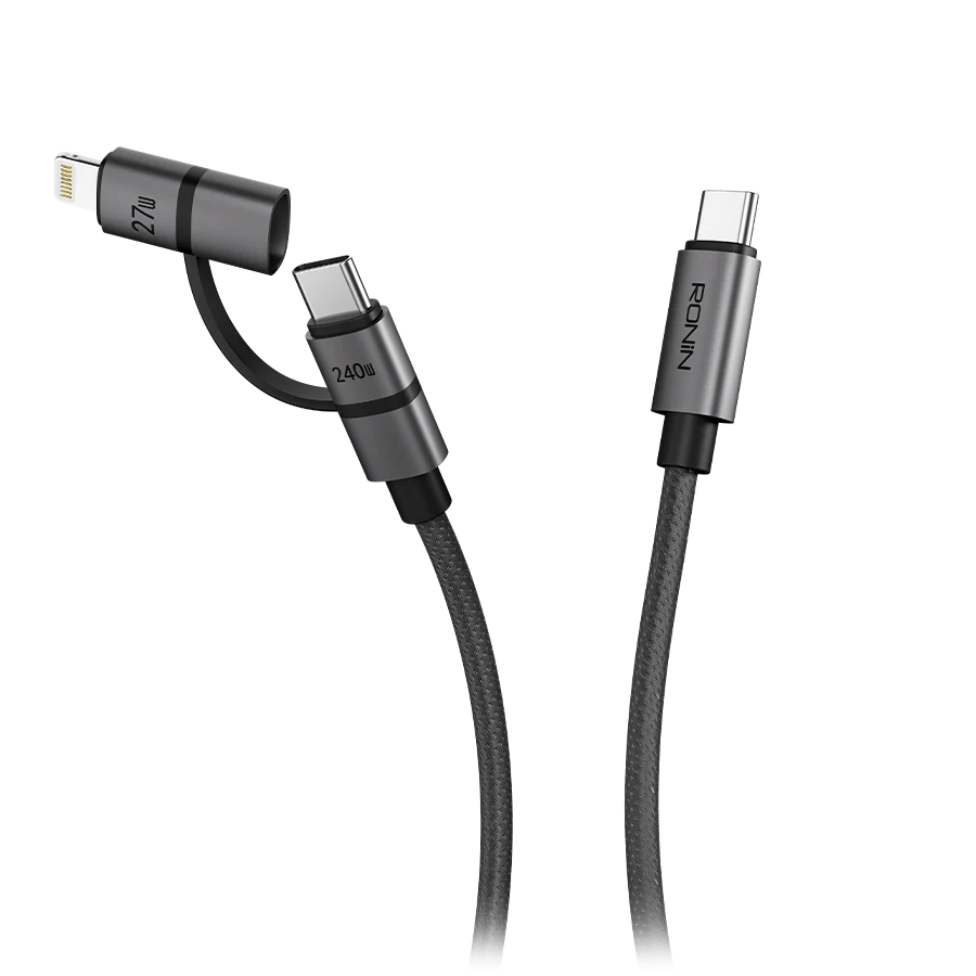 Ronin R-2020 Cable — 2-in-1 — genuine RONIN charging cable available in Pakistan at ZippKart