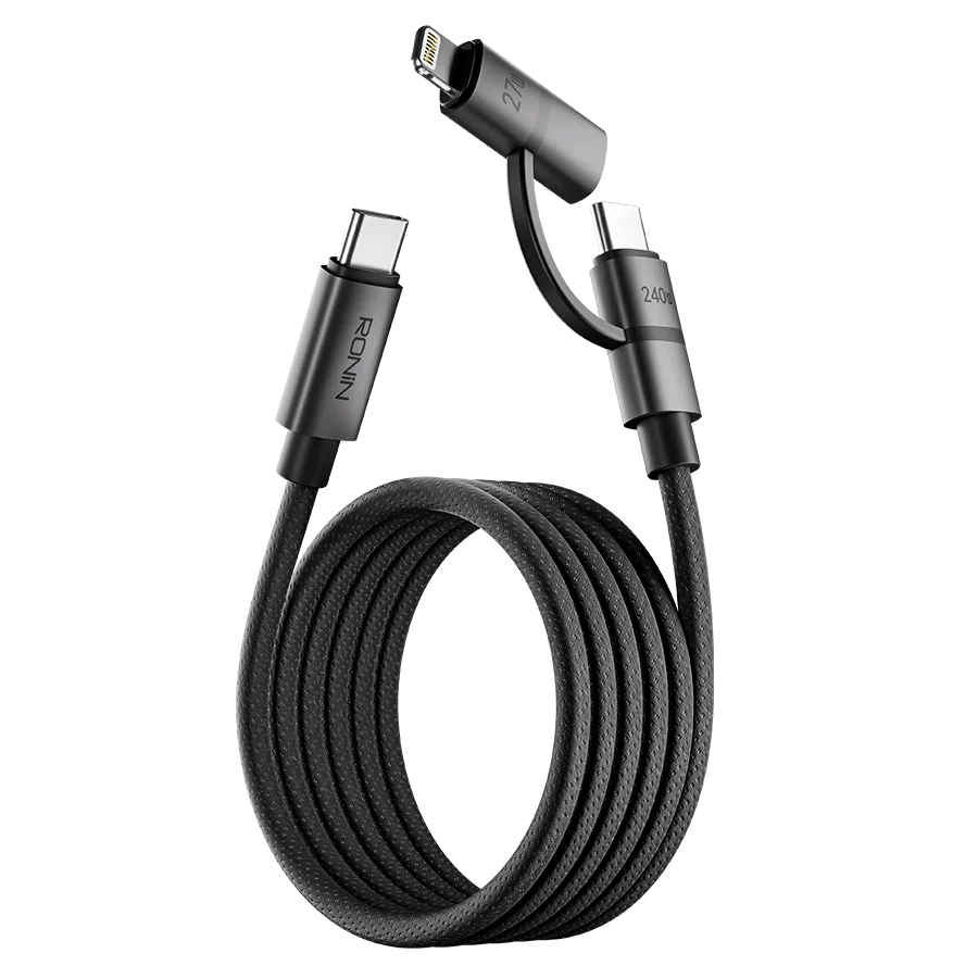 Ronin R-2020 Cable — 2-in-1 — genuine RONIN charging cable available in Pakistan at ZippKart