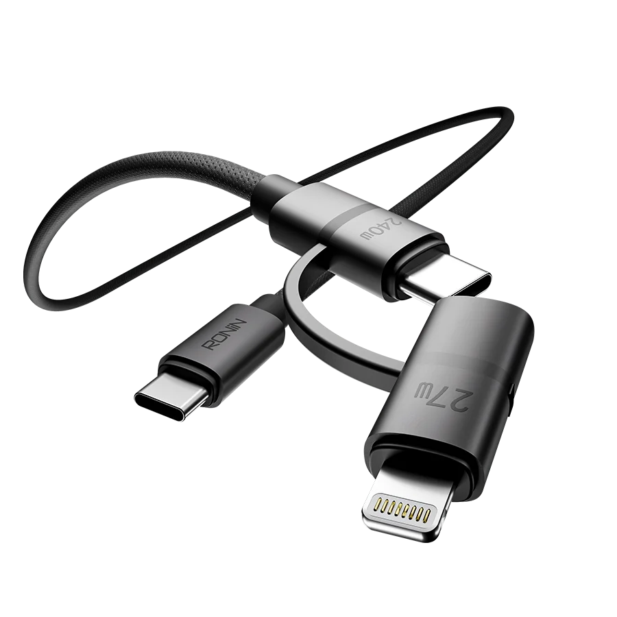 Ronin R-2020 Cable — 2-in-1 — genuine RONIN charging cable available in Pakistan at ZippKart