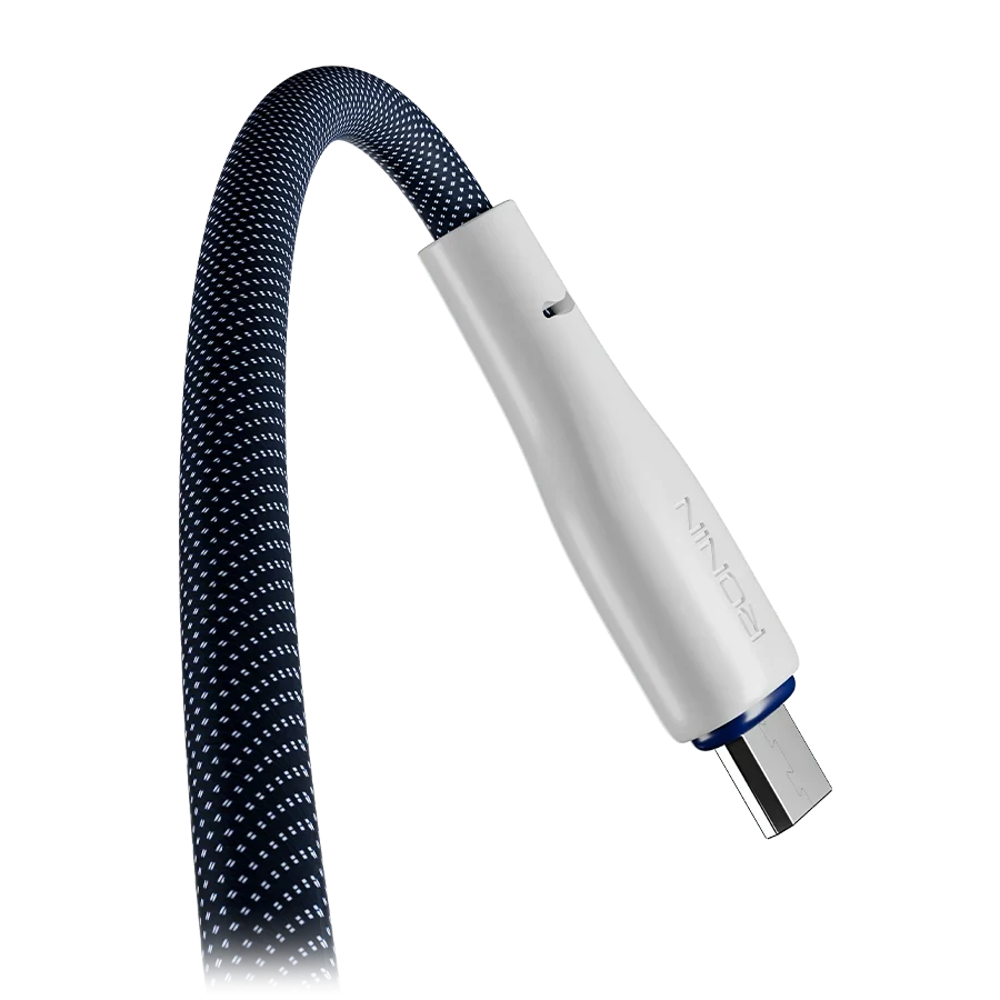 Ronin R-2025 Cable — Android (Micro USB) — genuine RONIN charging cable available in Pakistan at ZippKart