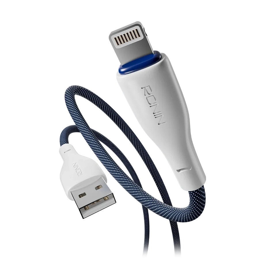 Ronin R-2025 Cable — iPhone (Lightning) — genuine RONIN charging cable available in Pakistan at ZippKart