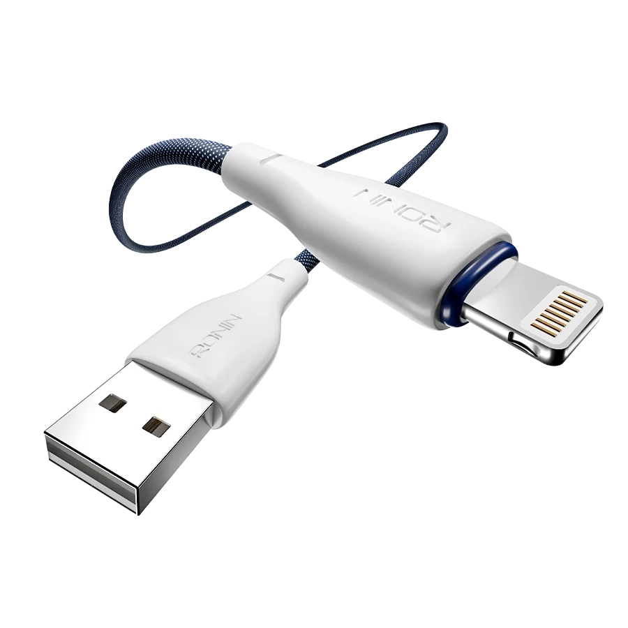 Ronin R-2025 Cable — iPhone (Lightning) — genuine RONIN charging cable available in Pakistan at ZippKart