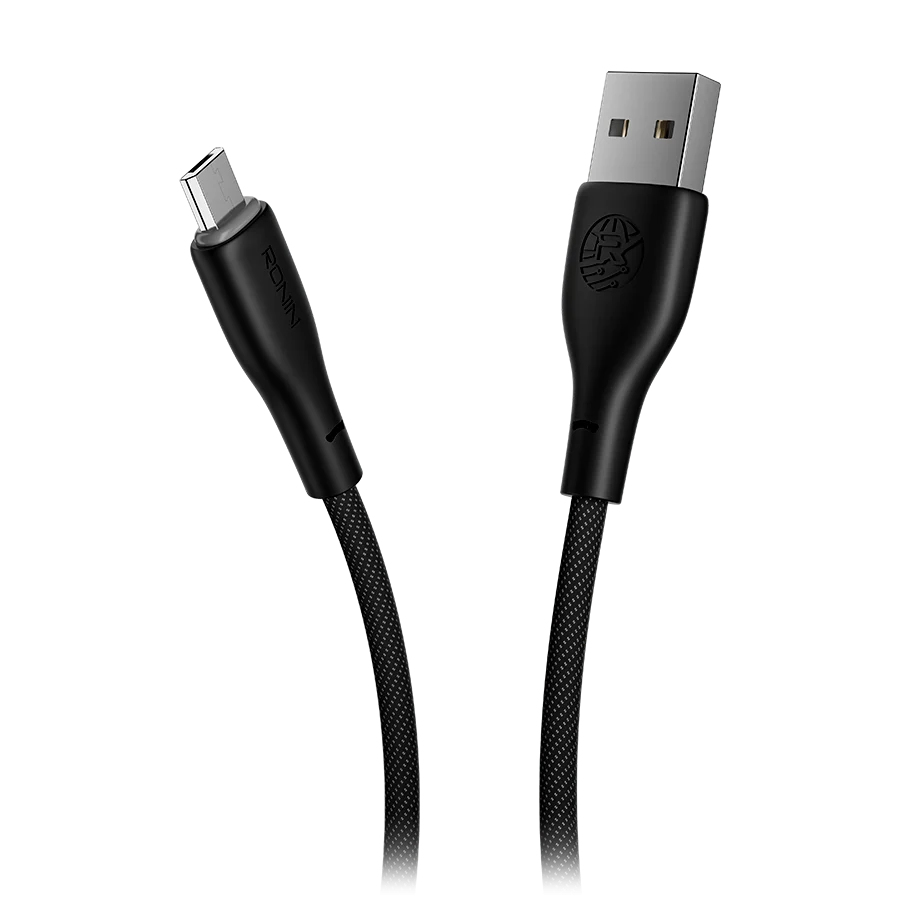 Ronin R-2030 Cable — Android (Micro USB) — genuine RONIN charging cable available in Pakistan at ZippKart