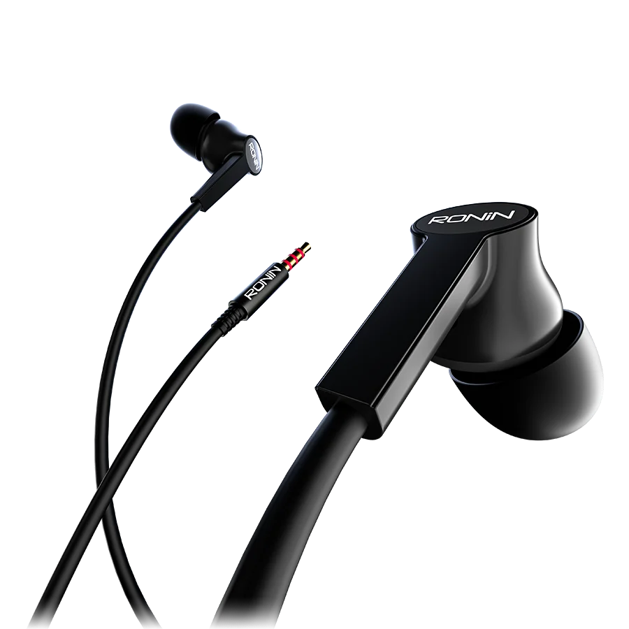 Ronin R-29 Handsfree — 3.5mm AUX — genuine RONIN wired handsfree available in Pakistan at ZippKart