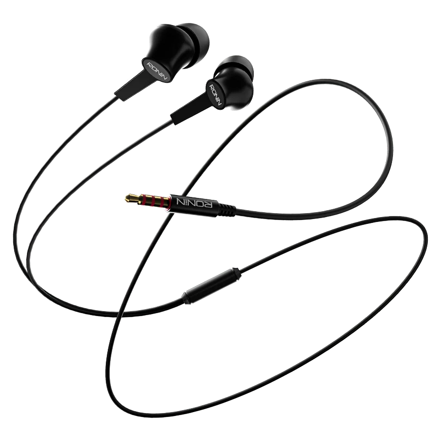 Ronin R-29 Handsfree — 3.5mm AUX — genuine RONIN wired handsfree available in Pakistan at ZippKart