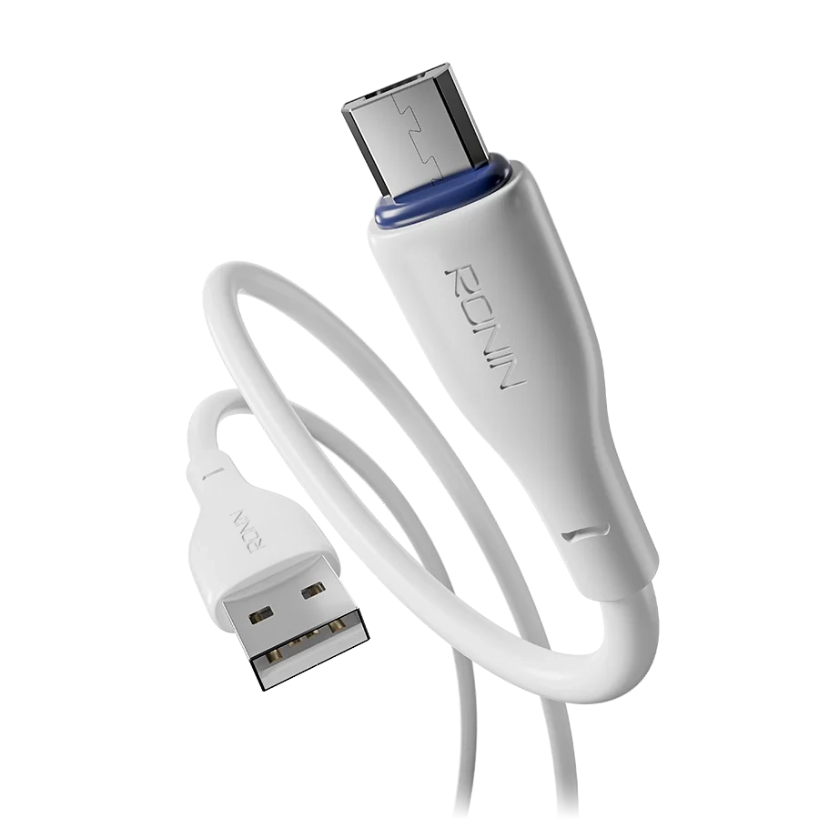 Ronin R-340 Cable — Android (Micro USB) — genuine RONIN charging cable available in Pakistan at ZippKart