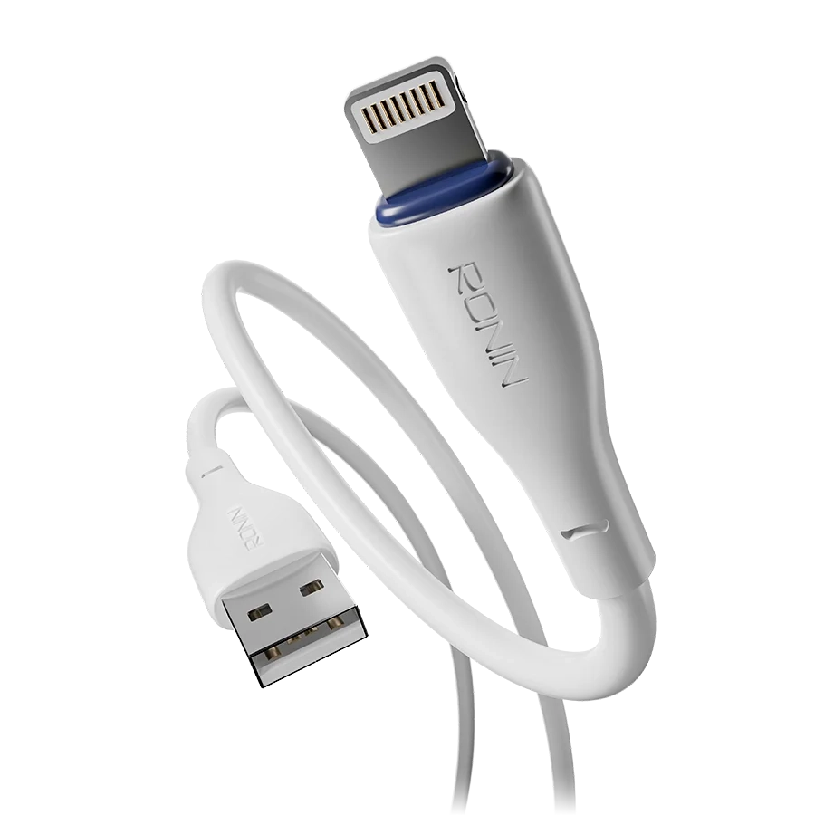 Ronin R-340 Cable — iPhone (Lightning) — genuine RONIN charging cable available in Pakistan at ZippKart