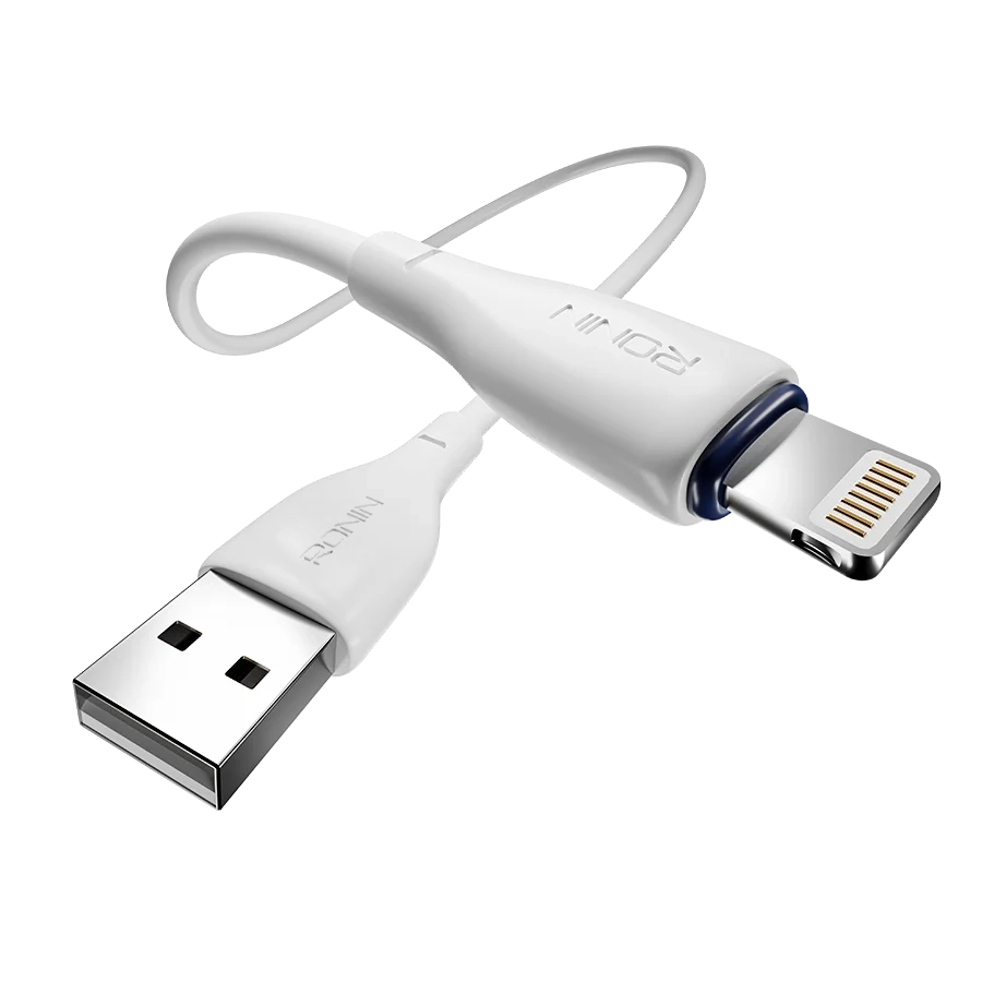Ronin R-340 Cable — iPhone (Lightning) — genuine RONIN charging cable available in Pakistan at ZippKart