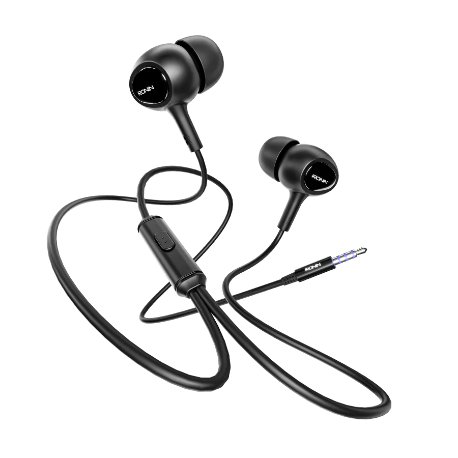 Ronin R-9 Handsfree — 3.5mm AUX — genuine RONIN wired handsfree available in Pakistan at ZippKart