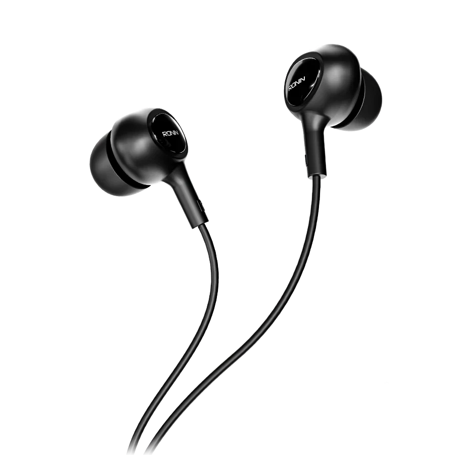 Ronin R-9 Handsfree — 3.5mm AUX — genuine RONIN wired handsfree available in Pakistan at ZippKart