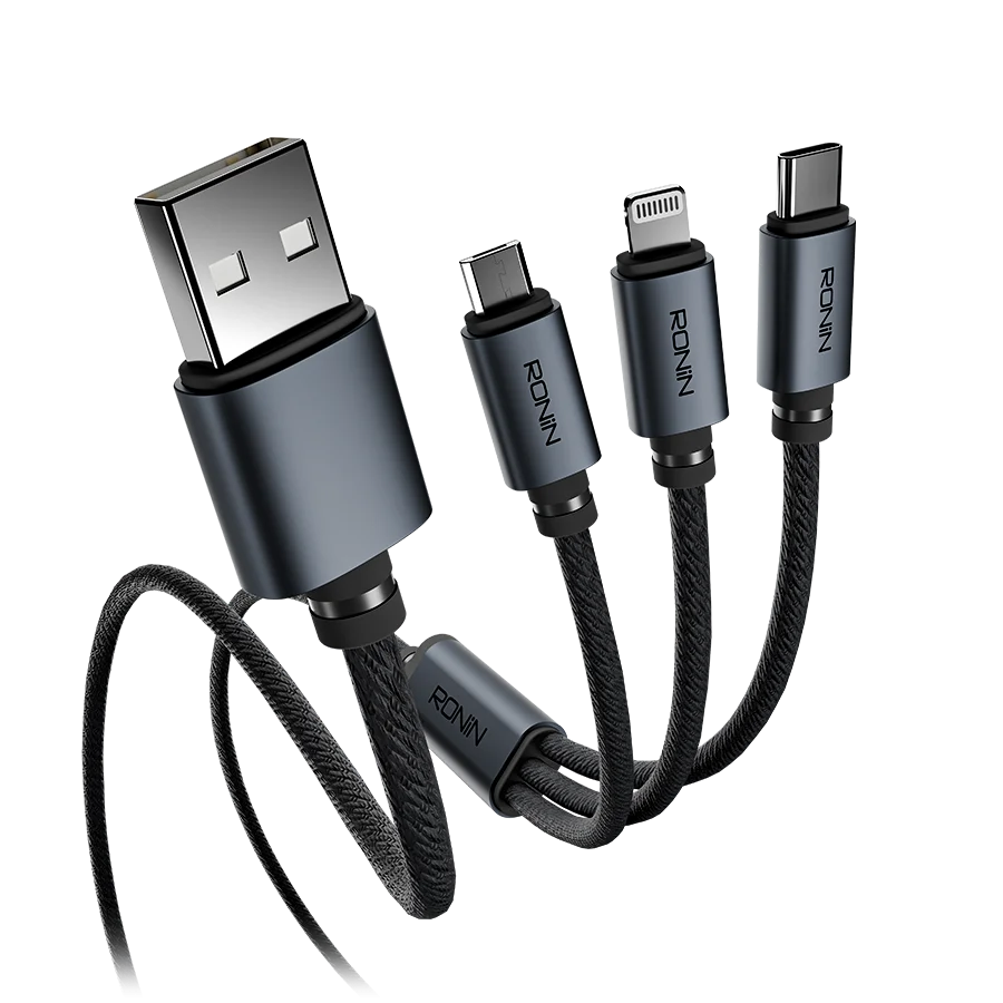 Ronin Smash R-2015 Cable — 3-in-1 - Black