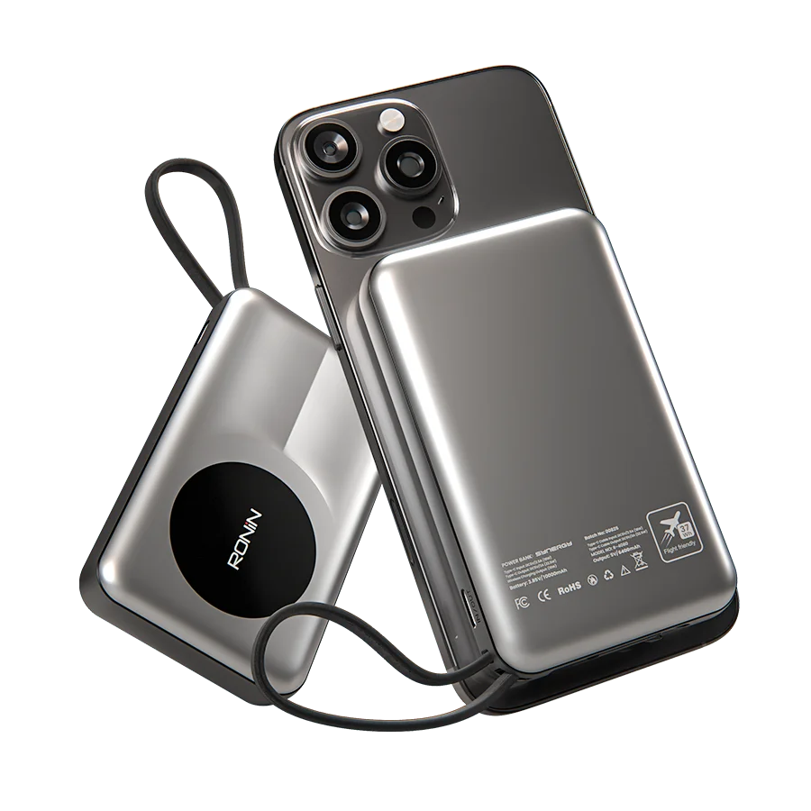 Ronin Synergy R-4060 Power Bank — 10000mAh — genuine RONIN power bank available in Pakistan at ZippKart