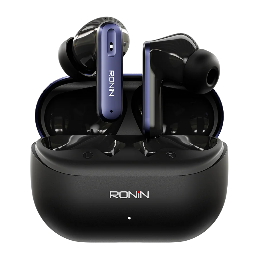 Ronin Vesper R-7075 Wireless Earbuds - Black
