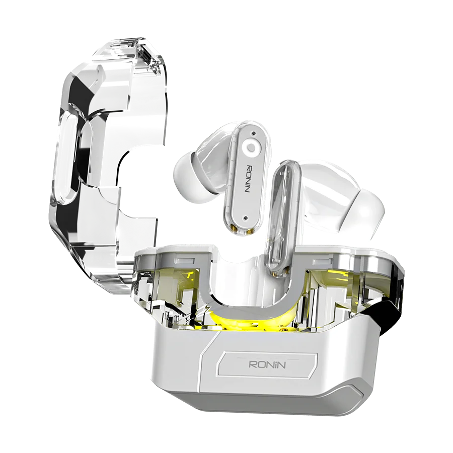 Ronin Warrior R-7105 Wireless Earbuds — genuine RONIN wireless earbuds available in Pakistan at ZippKart