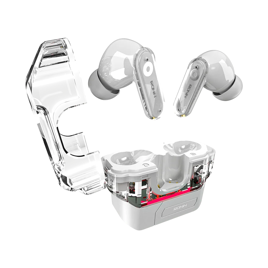 Ronin Warrior R-7105 Wireless Earbuds — genuine RONIN wireless earbuds available in Pakistan at ZippKart