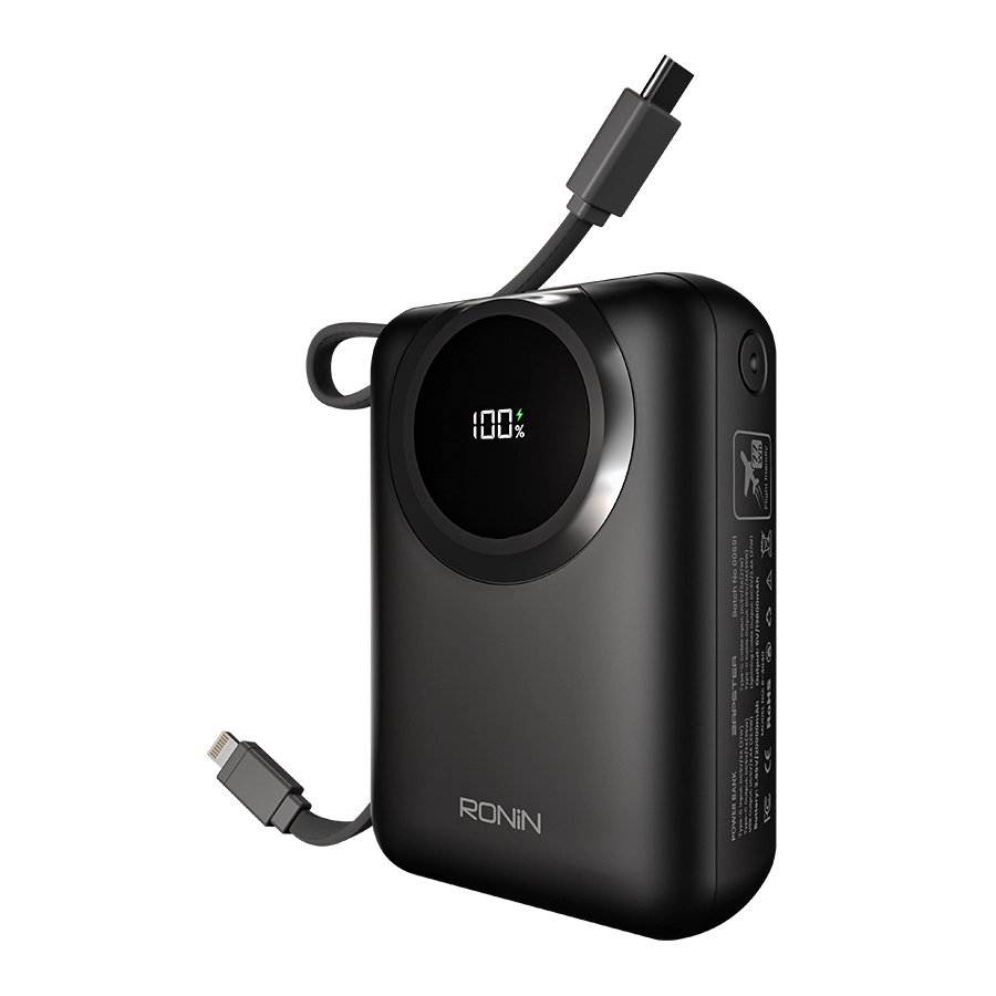 Ronin Zapster R-4040 Power Bank — Mini, 20000mAh — genuine RONIN power bank available in Pakistan at ZippKart