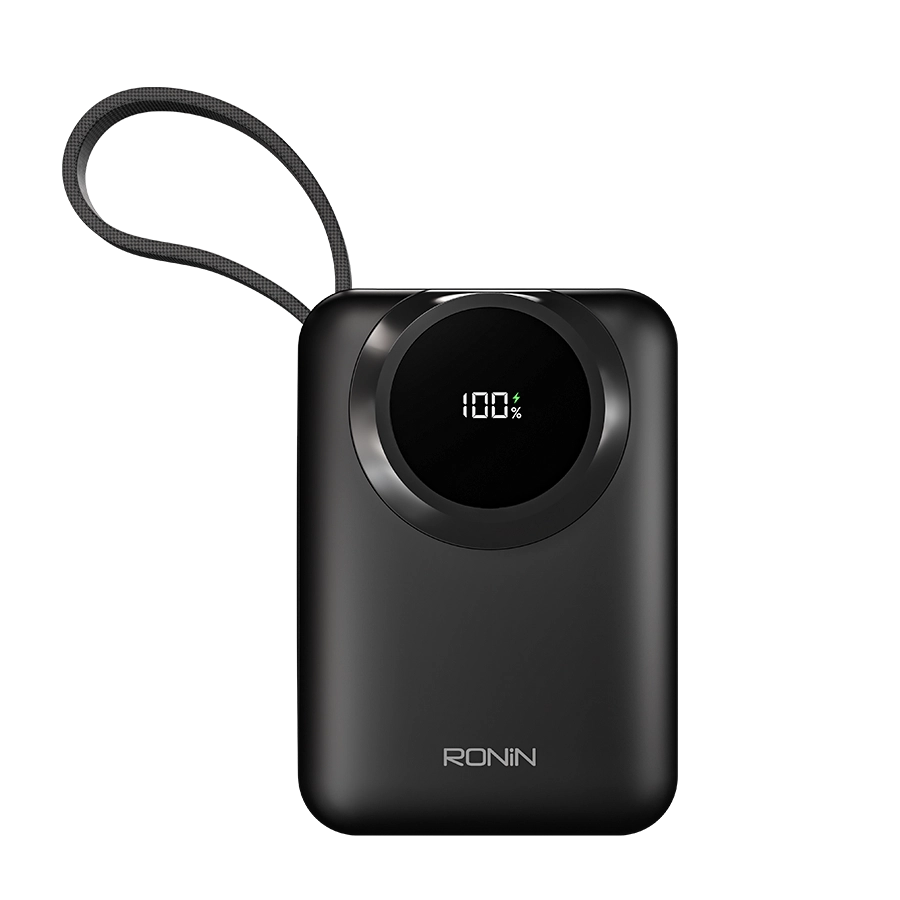 Ronin Zapster R-4040 Power Bank — Mini, 20000mAh - Black